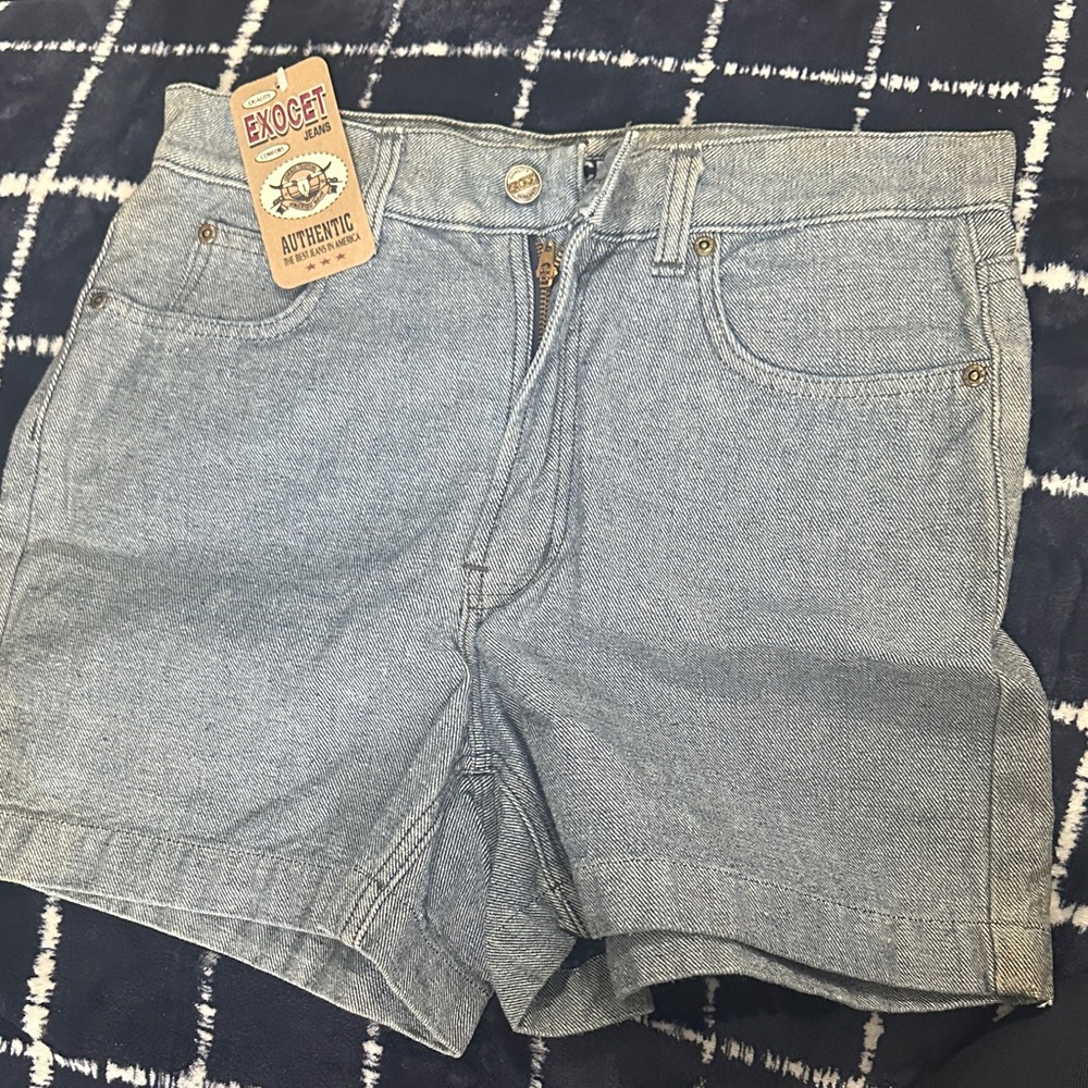 Women's Light Blue Jean Shorts